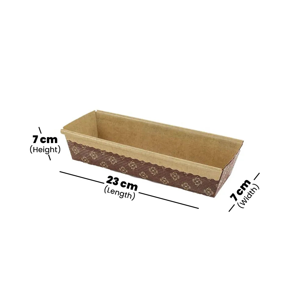 hotpack rectangular baking mould 23 x 7 x 7 cm 480 pcs