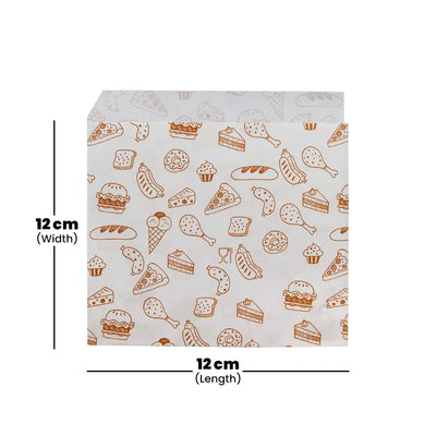 hotpack brown pocket paper wrap small 12 x 12 cm 1000 pcs