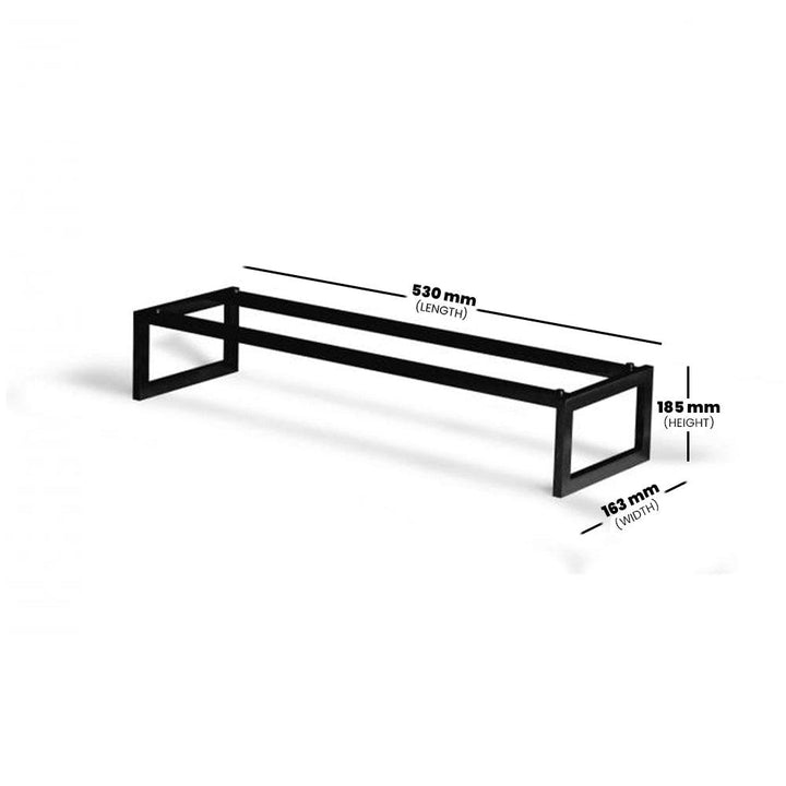 Wundermaxx Frame Black GN 2/4 H100mm Surface Low - HorecaStore