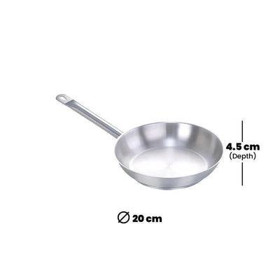 Pradeep Fry Pan Without Lid Ø20cm x 4.5cm - 1.2L - HorecaStore