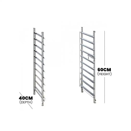 Rational 60.61.576 Hinging Rack 6-1/1, 6 Trays Capacity, 40 X 60 cm - HorecaStore