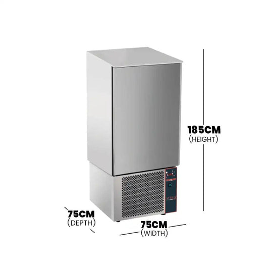 Tecnodom ATT15 Blast Chiller, Capacity 15 x GN 1/1 Trays, Power 1.82 kW, 75 x 75 x 185 cm - HorecaStore