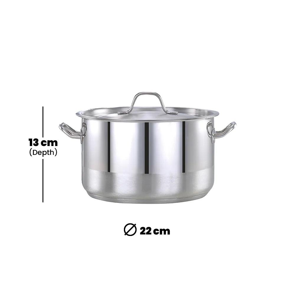 Pradeep Professional Cookpot Ø22 x 13cm - 4.5L - HorecaStore