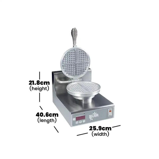 star manufacturing usa swbs waffle maker countdown timer led display stainless steel 25 9 x 40 6 x 21 8 cm