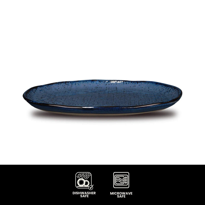 Don Bellini Craftstone 6"/15.25cm Blue Round Porcelain Plate - HorecaStore