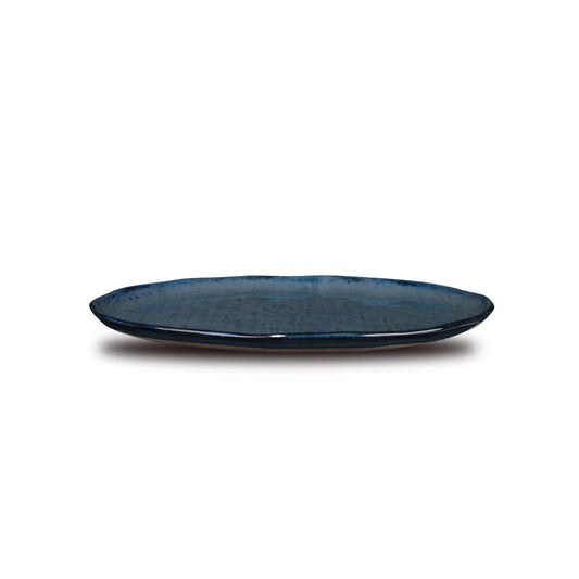 Don Bellini Craftstone 8.25"/21cm Blue Round Porcelain Plate - HorecaStore