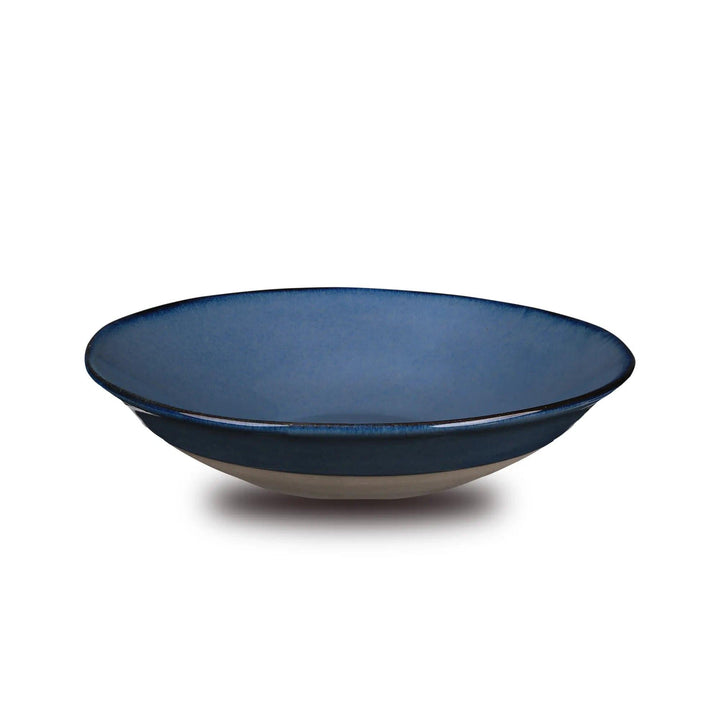 Don Bellini Craftstone 8.75"/23cm Blue Round Porcelain Bowl - HorecaStore