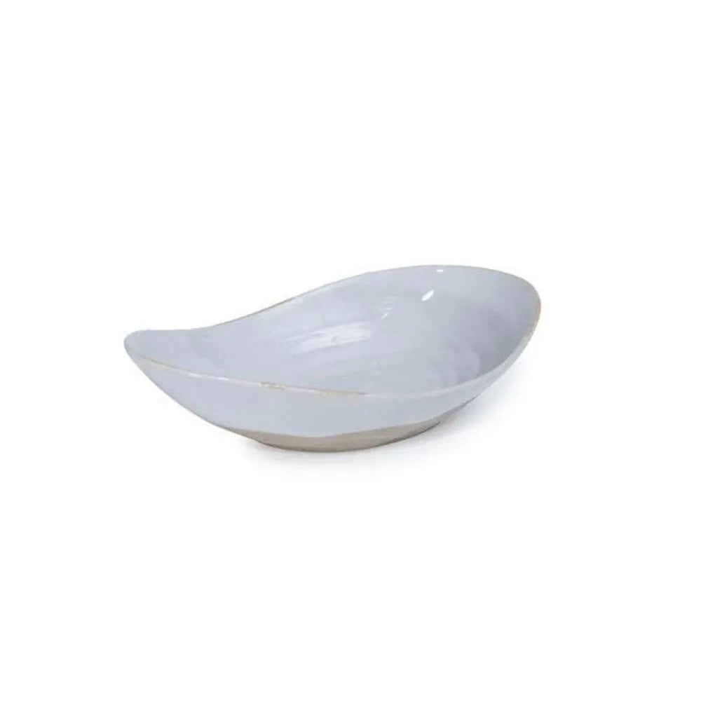 Don Bellini Craftstone 7.2"/18cm White Porcelain Boat Shaped Bowl