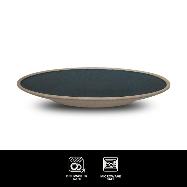 Don Bellini Night & Day 10.25"/26cm Midnight Blue Round Porcelain Plate - HorecaStore