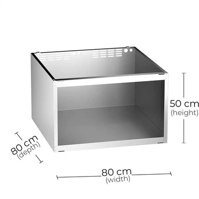 Angelo Po 1NITG Under Compartment-Open Version, 80 X 80 X 50 cm - HorecaStore