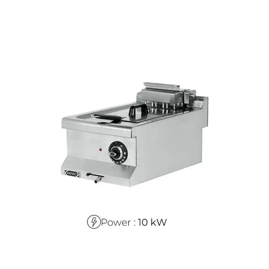 Empero EMP.6FE010 Electrical Fryer, Electric Power 7.2 kW, Capacity 10 Liters, 40 x 63.5 x 28.5 cm - HorecaStore