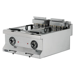 Empero EMP.6FE020 Electrical Fryer, Capacity 10+10 Liters, Electric Input 14.40 kW, 40 x 63.5 x 28.5 cm