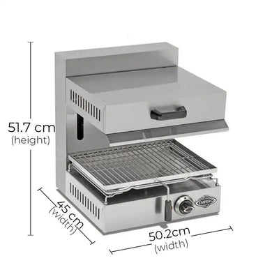 Empero EMP.PSE010 Electric Salamander Grill, Power: 3 kW, 45x50.2x51.7 cm - HorecaStore