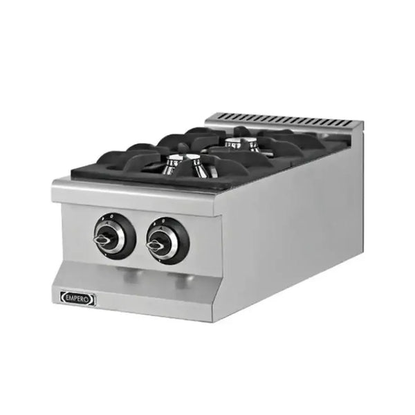 Empero EMP.6KG010-2016 Gas Cooker 2 Burners, 40 x 63.5 x 28.5 cm