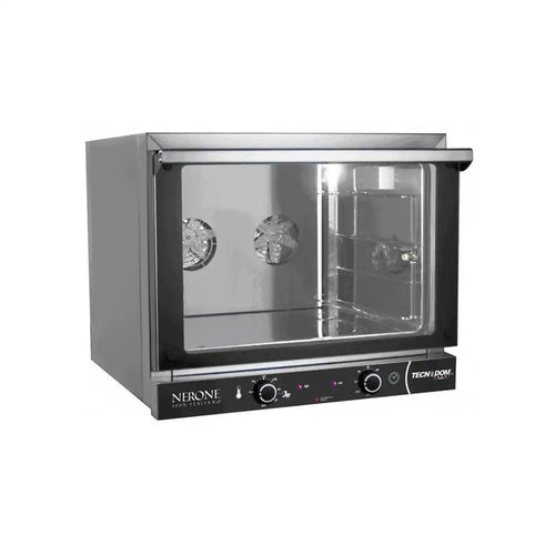 Tecnodom FEM04NEGNV Manual Convection Oven – 4 Trays, Loading Capacity 4 x GN 1/1 Trays, Electrical Power 3.15 kW, 68.6 x 66 x 58 cm