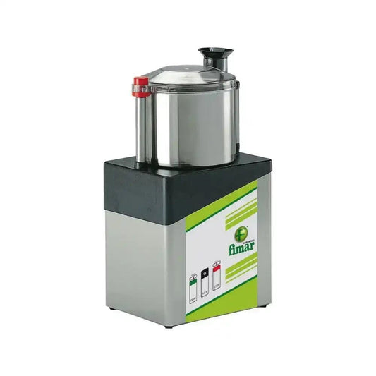 Fimar Stainless Steel And Polycarbonate Electric 750W Cutter CUCL5N235M 1-phase With Stainless Steel Bowl 5L, 24 X 31 X 57 cm