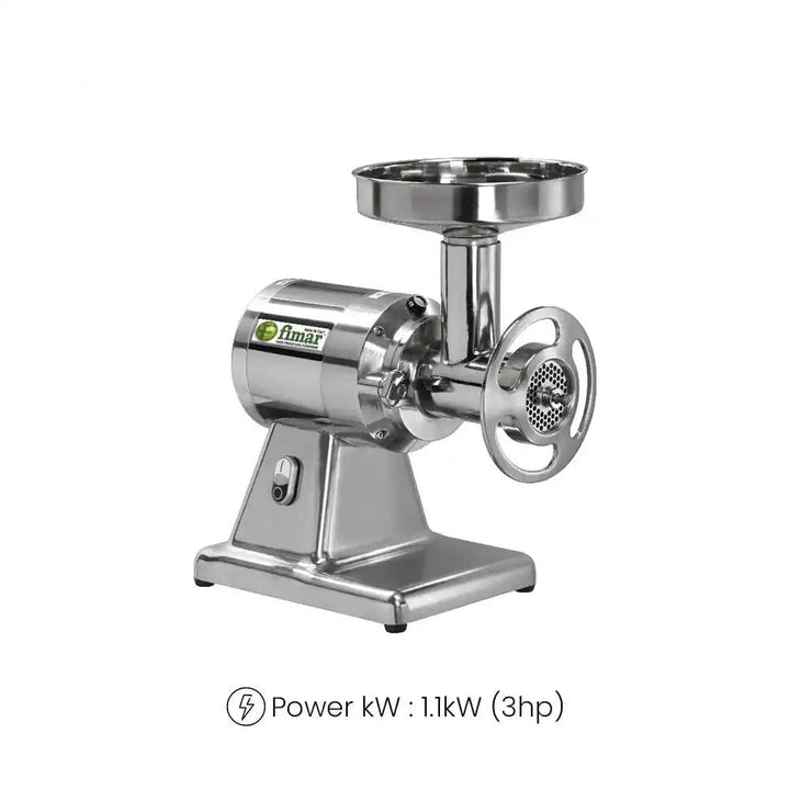 Fimar Stainless Steel Electric 1100W TR22TEQ0I235M Meat Mincer 1 Phase, 41 X 31 X 52 cm   HorecaStore