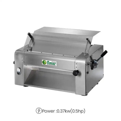 Fimar Stainless Steel Electric 370W SFSI32040050T, Pasta And Pizza Dough Roller Machine 3 Phase, 58 X 48 X 40 cm   HorecaStore