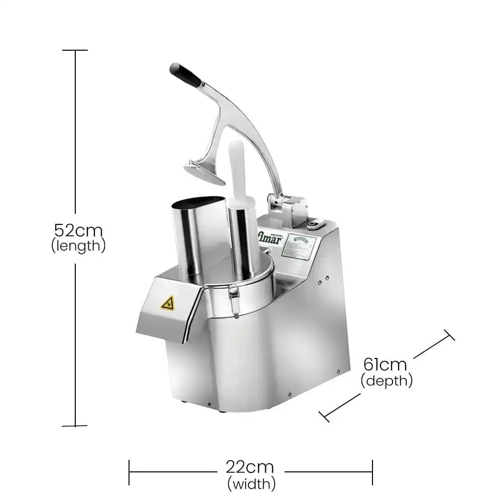 Fimar Stainless Steel Electric 370W, TV2000NRK235M Vegetable Cutter La Romagnola 1 Phase, 22 X 61 X 52 cm With 5 Discs   HorecaStore