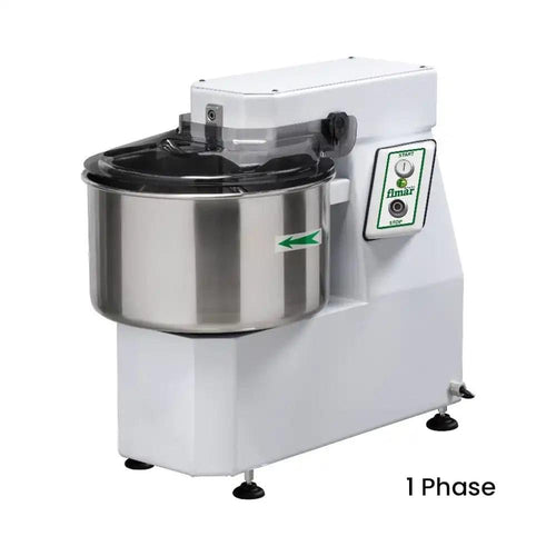 Fimar Stainless Steel Electric 750W IM12SN235M Spiral Kneader Dough Mixer With Fixed Head, And 16L Bowl 1 Phase, 65 X 35 X 60 cm