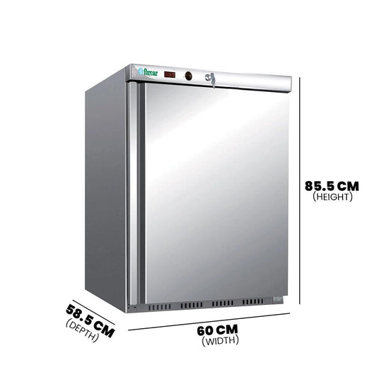 Forcar G-EF200SS Single Door Under Counter Freezer 130 Liter 105W - HorecaStore