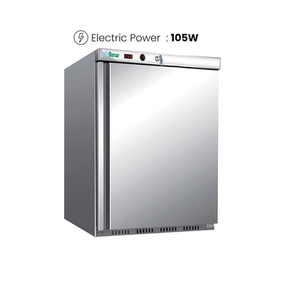 Forcar G-EF200SS Single Door Under Counter Freezer 130 Liter 105W - HorecaStore