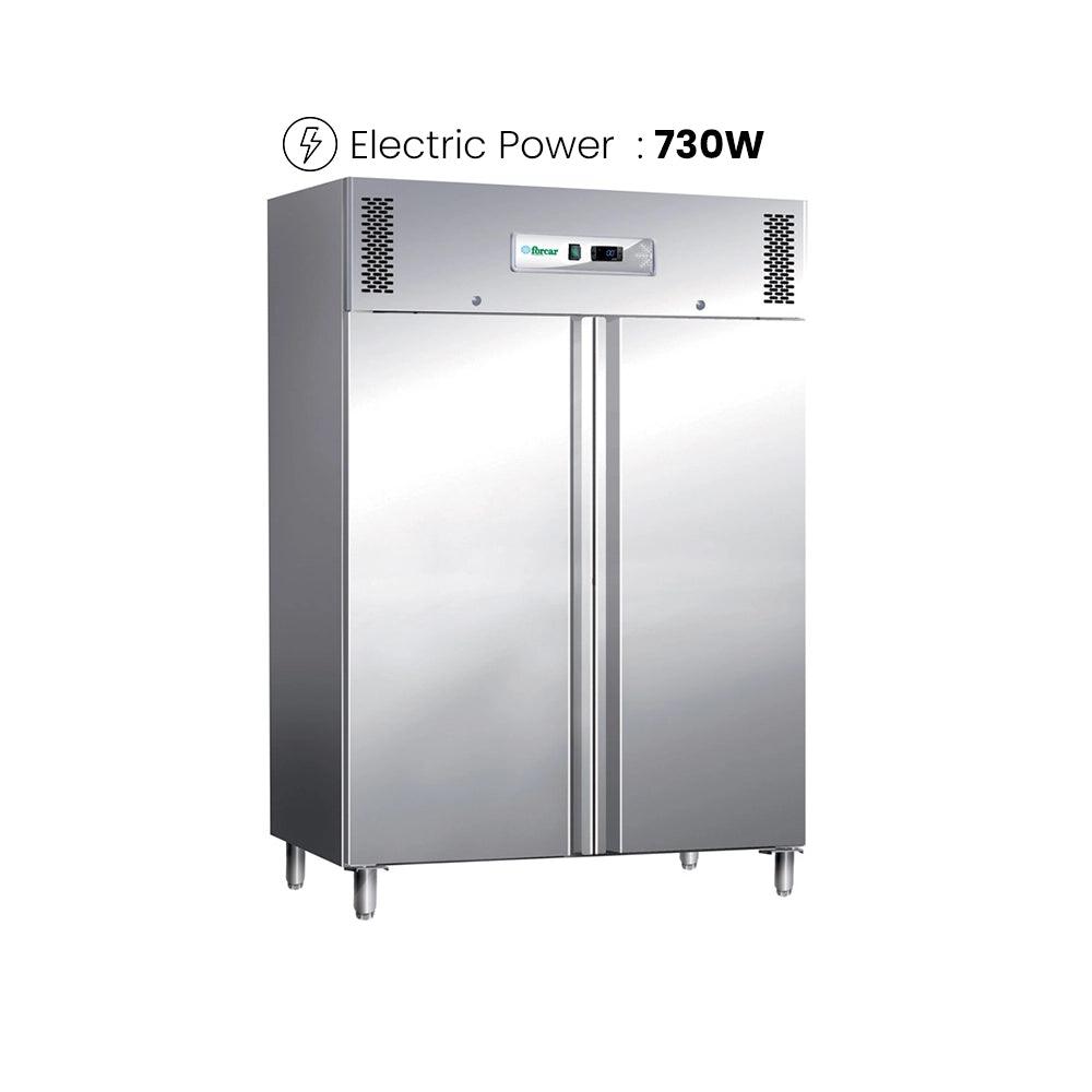 Forcar G-GN1410BT Double Door Vantilated Upright Freezer 1325 Liter 730W - HorecaStore