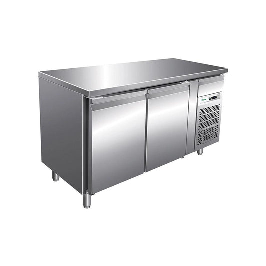 Forcar G-GN2200BT Double Door Under Counter Freezer With Backsplash 282 Liter 470W - HorecaStore