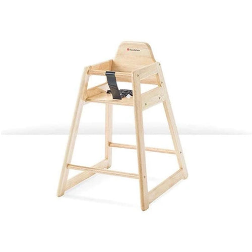 Wooden Neat Seat High Chair, Color Natural - Foundations USA