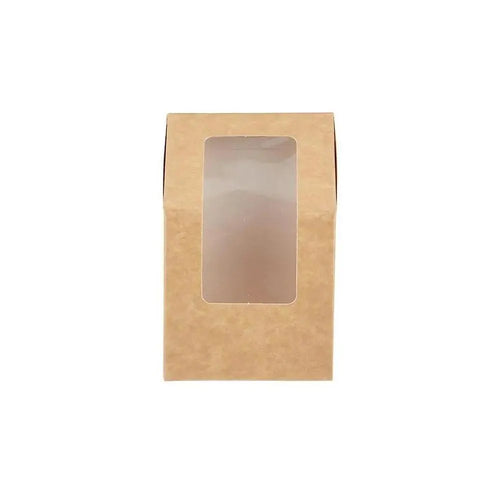 Free Plastik FPD1022 Paper Half Wrap Box With Window 250pcs, 14 X 9 X 5 cm