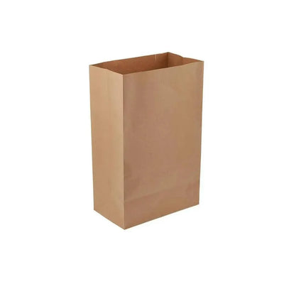 Free Plastik FPD1025 Paper Square Bottom Paper Bags 500pcs, 23 X 13 X 37 cm
