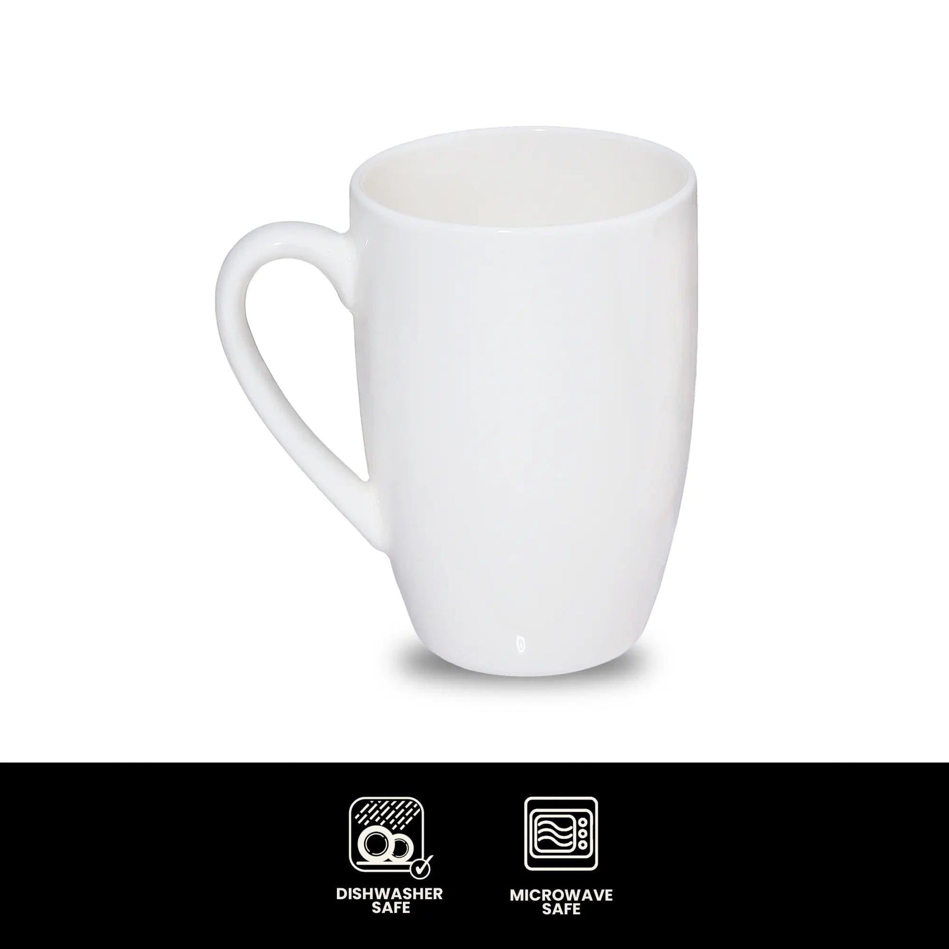 Furtino England Finesse 11.8oz/35cl White Porcelain Mug - HorecaStore