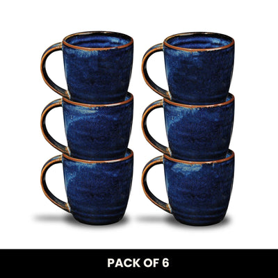 Furtino England Midnight Blue 35cl /12oz Porcelain Mug - HorecaStore