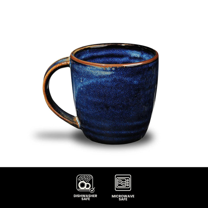 Furtino England Midnight Blue 35cl /12oz Porcelain Mug - HorecaStore