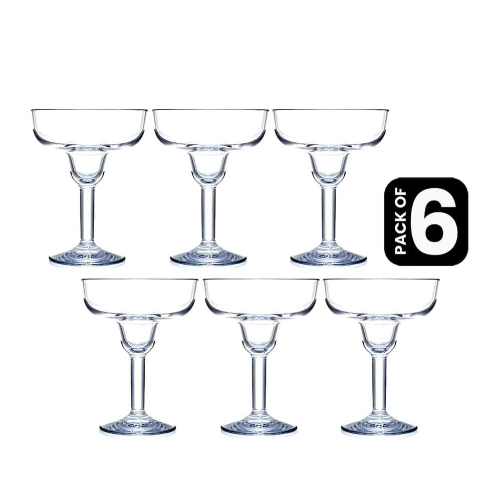 Furtino Polycarbonate Margarita Glass, 31.3 cl, Pack of 6 - HorecaStore