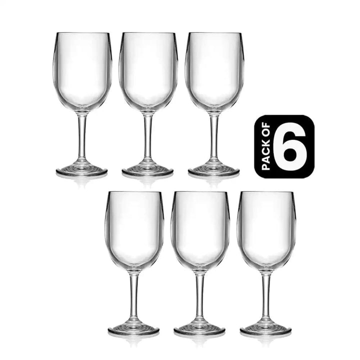 Furtino Polycarbonate Red Wine Glass, 38.5 cl, Pack of 6 - HorecaStore