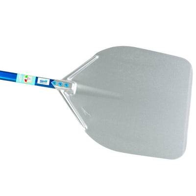 GI Metal A-32R/120 Aluminium Rectanglar 33 X 33 CM Pizza Peel With 120 CM Handle - HorecaStore