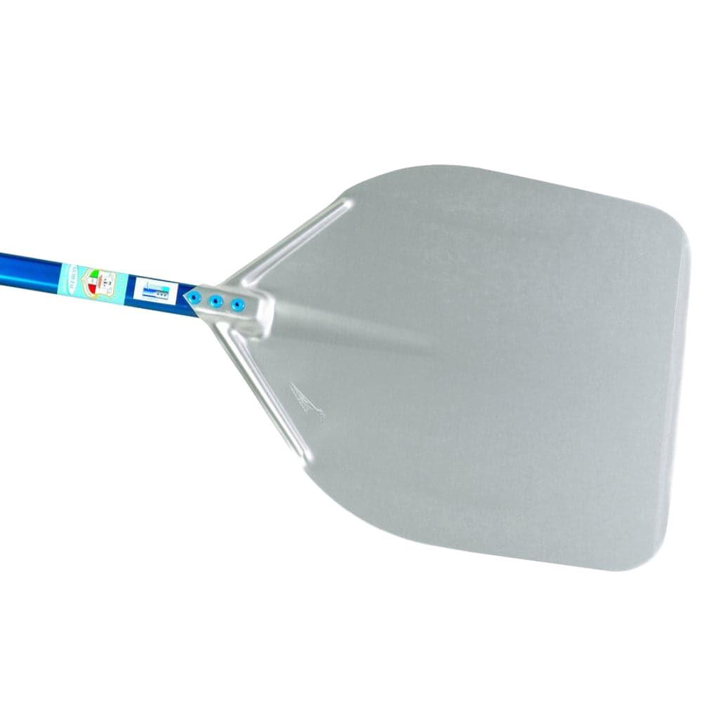 GI Metal A-37R/120 Aluminium Rectanglar 36 X 36C M Pizza Peel With 120 CM Handle - HorecaStore