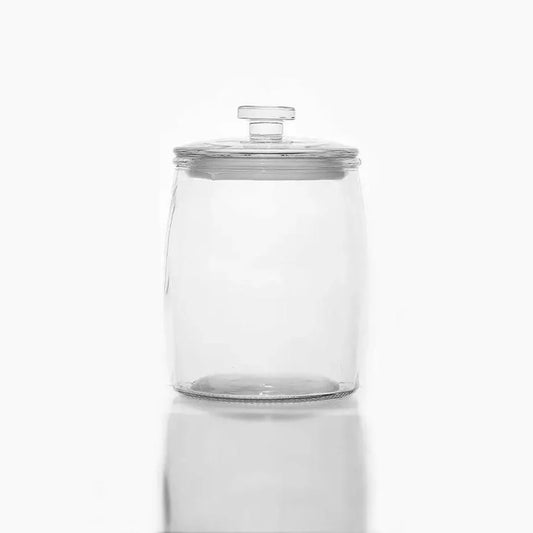 Glass Storage Container 4.0 L, BPA-Free, Non-toxic. Wide opening, Clear