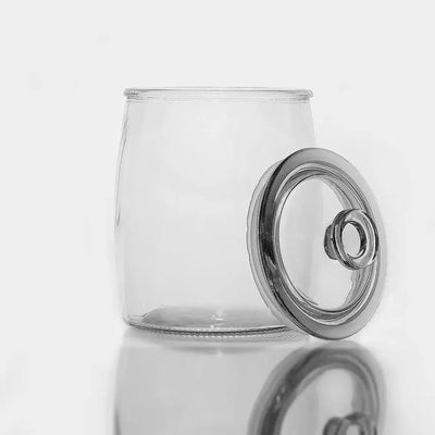 Glass Storage Container 4.0 L, BPA-Free, Non-toxic. Wide opening, Clear