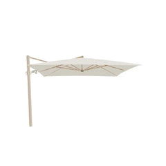 Gymkhana Calella Outdoor Side Pole Umbrella withouse Base, Wood Print/Beige, 300x300x260 cm