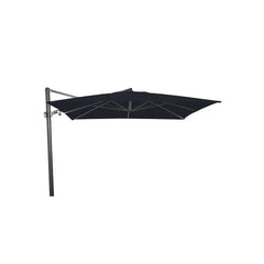 Gymkhana Calella Outdoor Side Pole Umbrella Without Base, Anthracite/Dark Blue, 300x300x260 cm