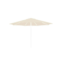 Gymkhana Malaga Outdoor Centre Pole Umbrella without Base, White/Beige, 300x257.8 cm