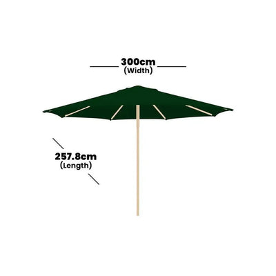 gymkhana-malaga-outdoor-centre-pole-umbrella-without-base-wood-print-dark-green-300x257-8-cm