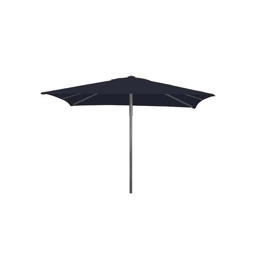 Gymkhana Marbella Outdoor Centre Pole Umbrella Without Base, Anthracite/Dark Blue, 250x250x263 cm