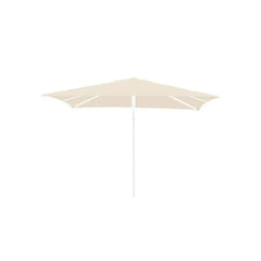 Gymkhana Marbella Outdoor Centre Pole Umbrella without Base, White/Beige, 250x250x263 cm