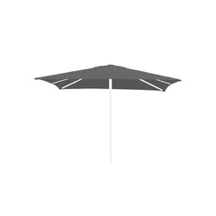 Gymkhana Marbella Outdoor Centre Pole Umbrella without Base, White/Grey, 250x250x263 cm