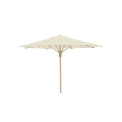 Gymkhana Valencia Outdoor Centre Pole Umbrella without Base, Wood Print/Beige, 210x240 cm