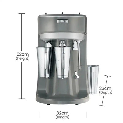 Hamilton Beach HMD200P UK Triple Spindle Drink Mixer 900W   HorecaStore