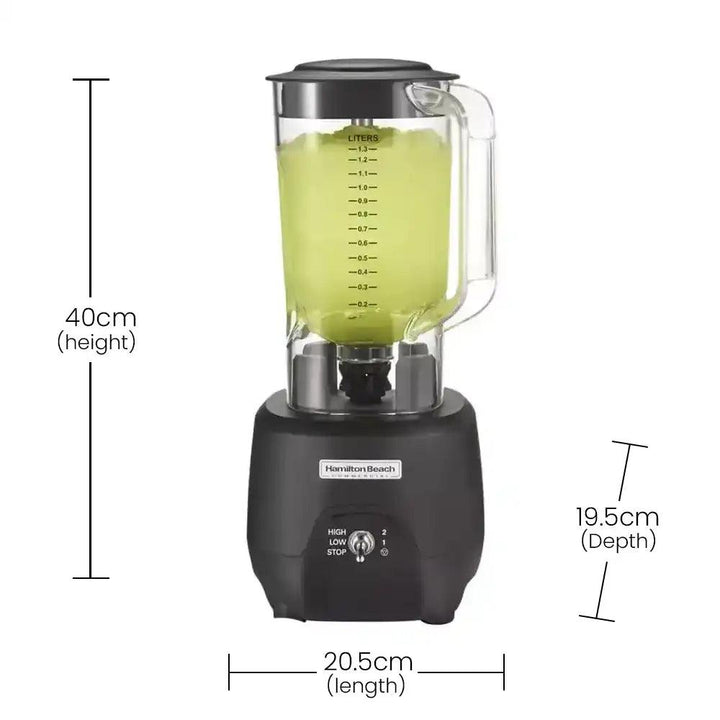 Hamilton Beach HBB908R Bar Blender Pattered Wave 1.3 Liters 746W   HorecaStore